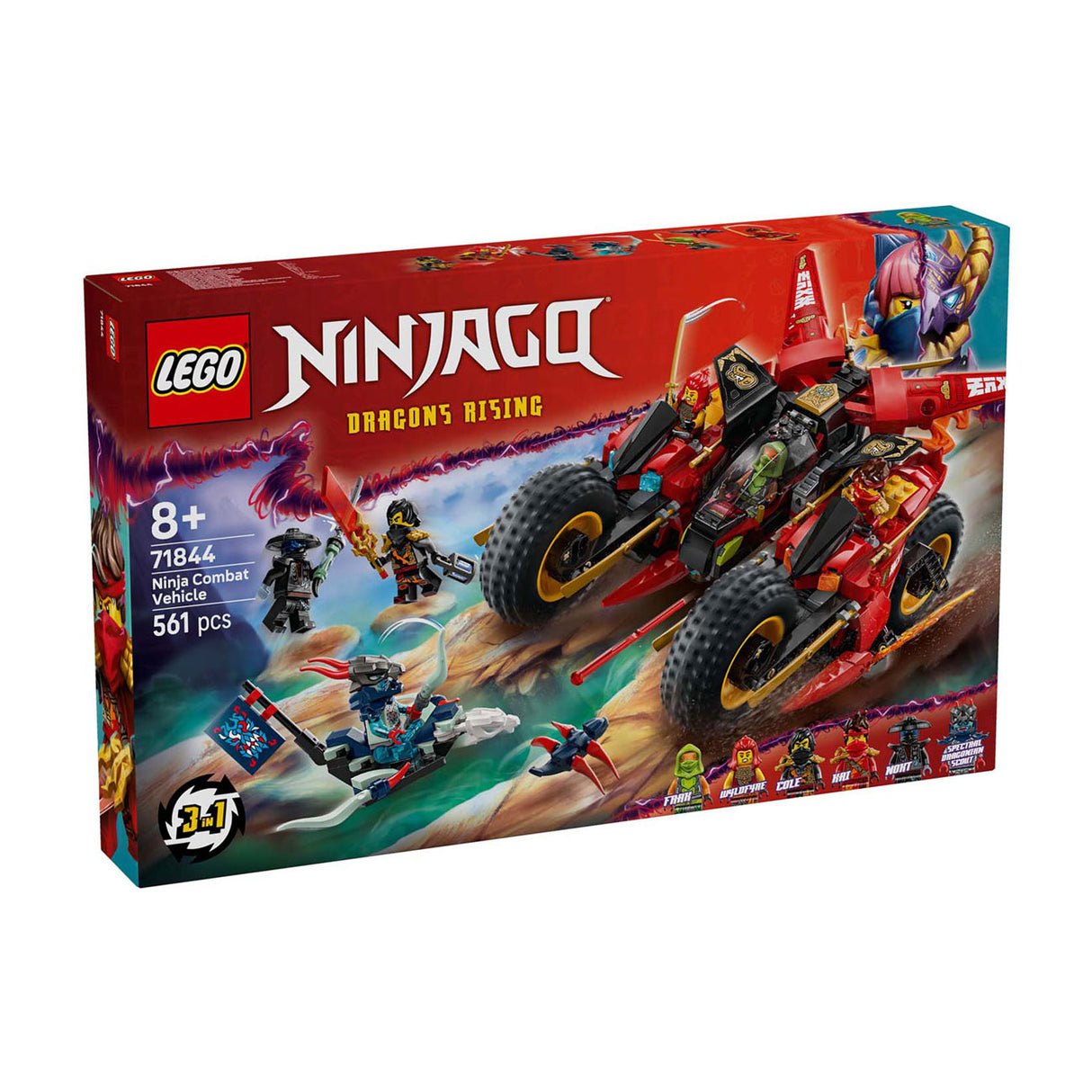 Lego ninjago 71844 ninja strijdvoertuig