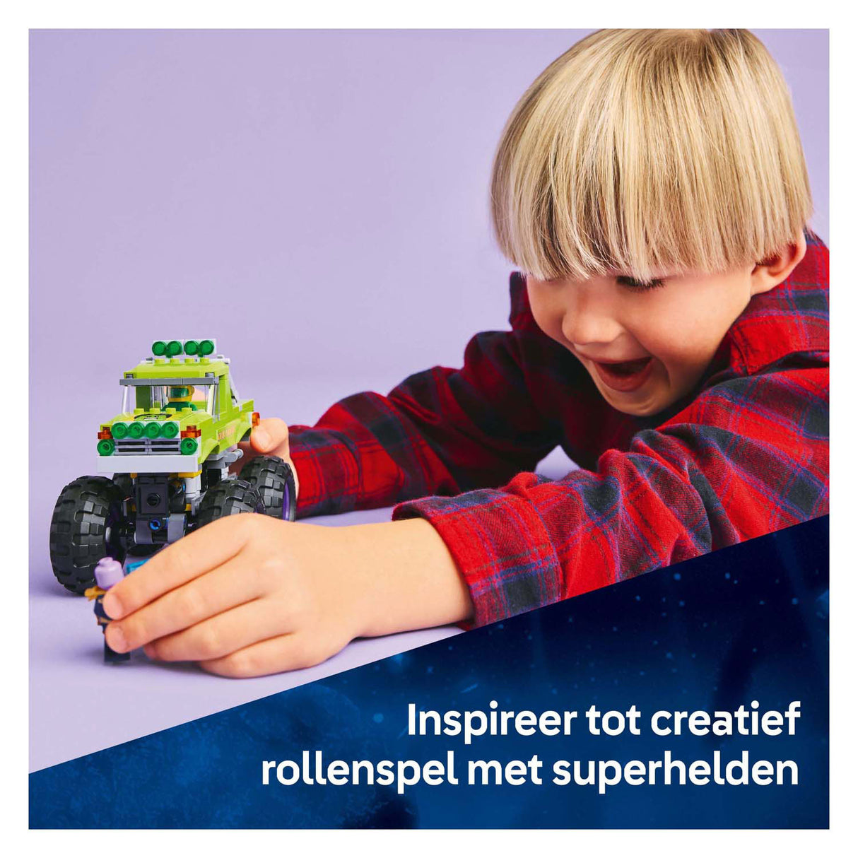 Lego marvel 76312 de hulk truck vs. thanos