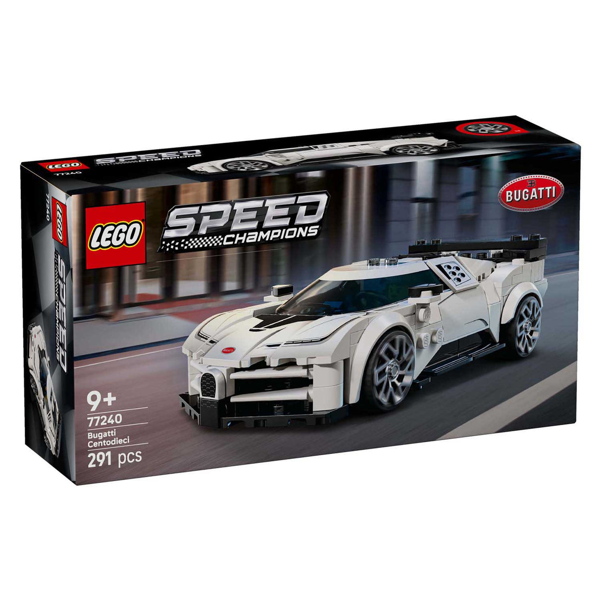 Lego speed champions 77240 bugatti centodieci hyper sportauto