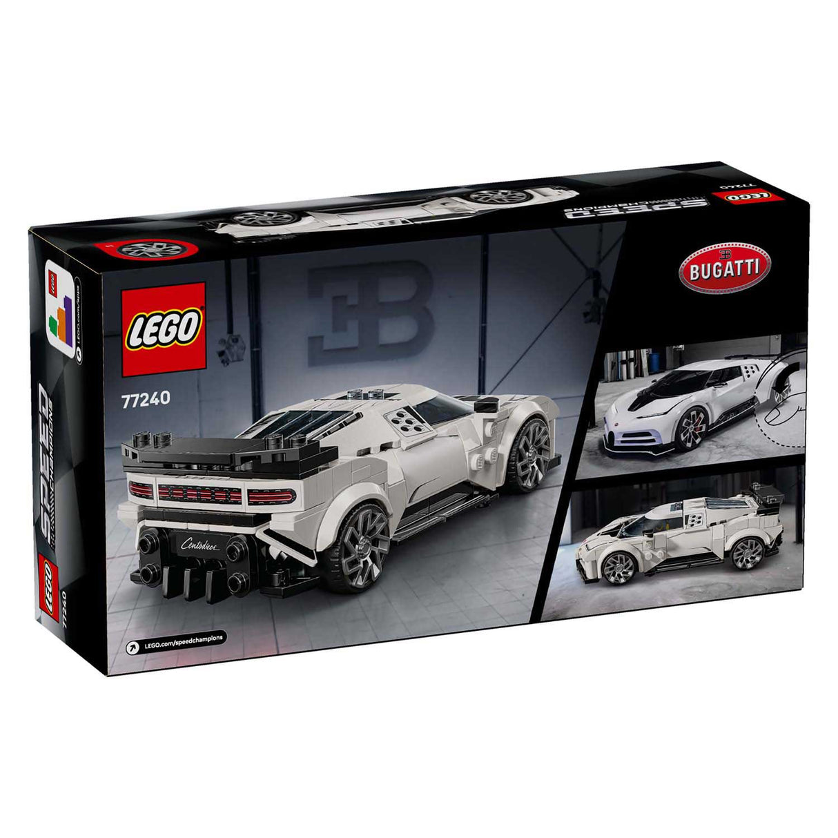 Lego speed champions 77240 bugatti centodieci hyper sportauto