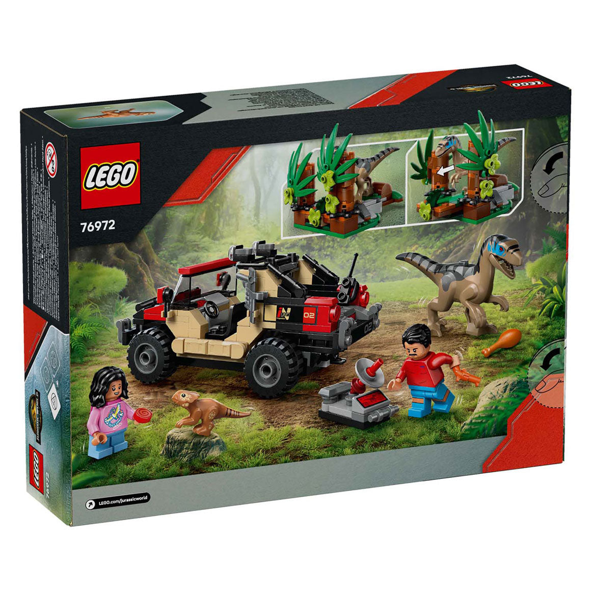 Lego jurassic world 76972 offroad eaptorontsnapping
