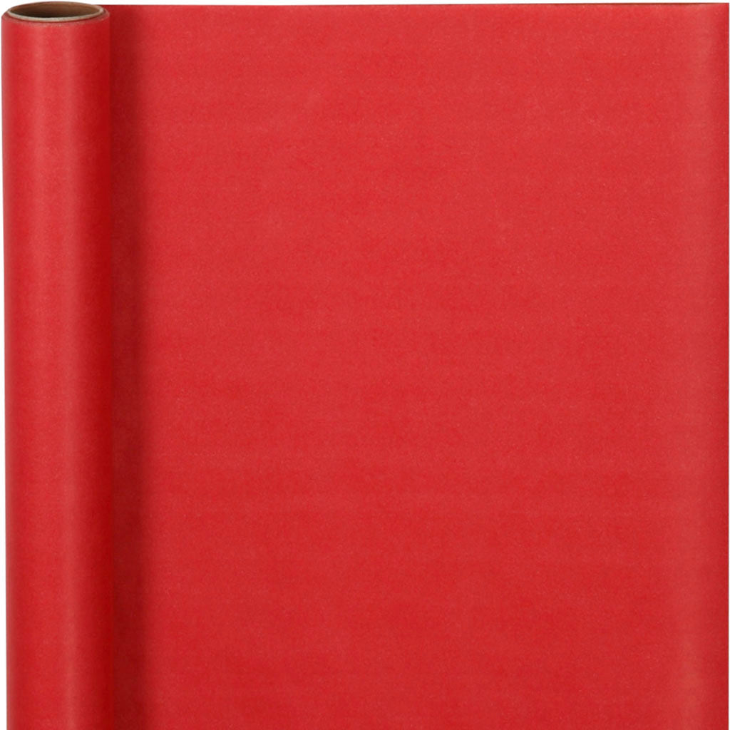Vivi gade cadeaupapier, b: 50 cm, 60 gr, rood, 5 m 1 rol