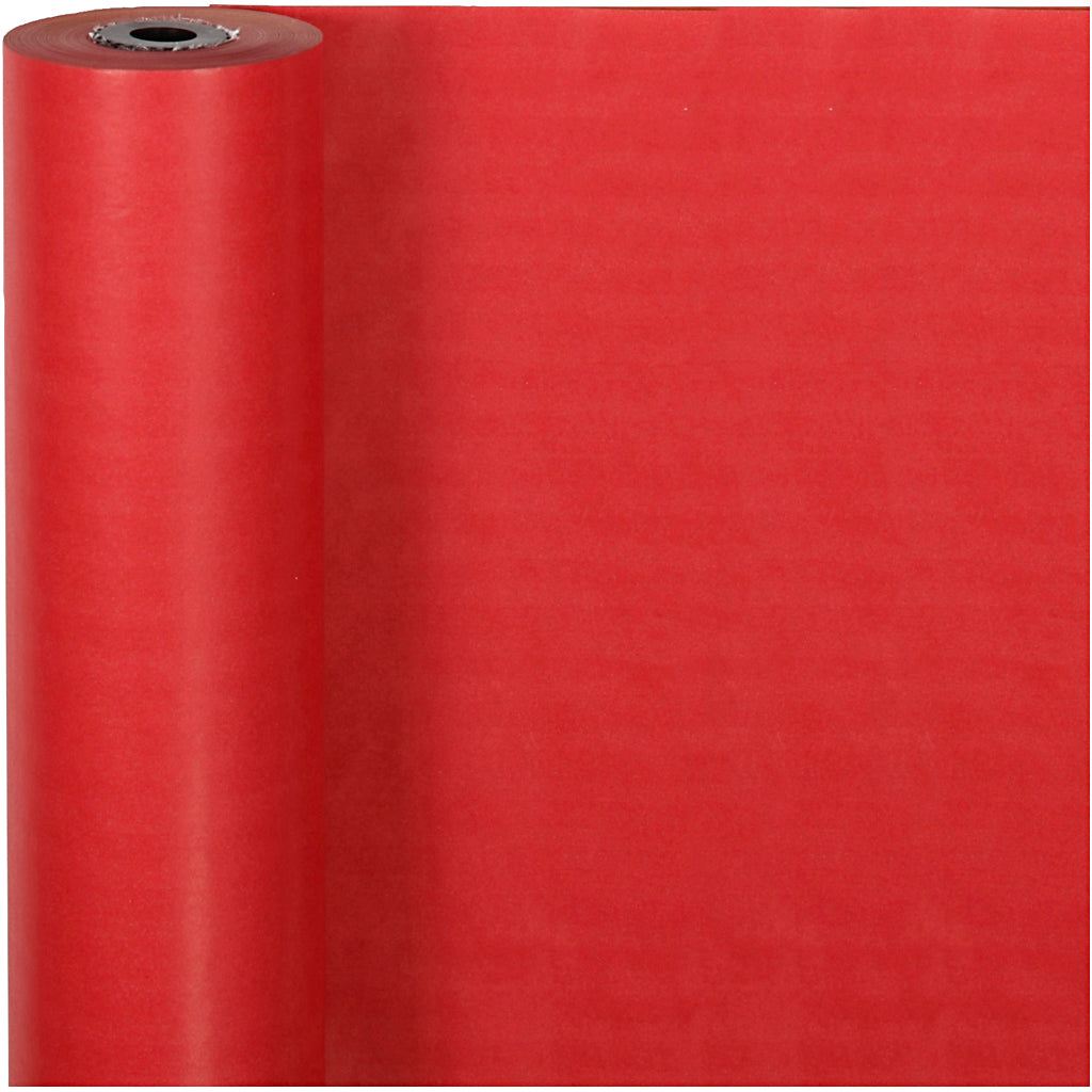 Vivi gade cadeaupapier, b: 50 cm, 60 gr, rood, 100 m 1 rol