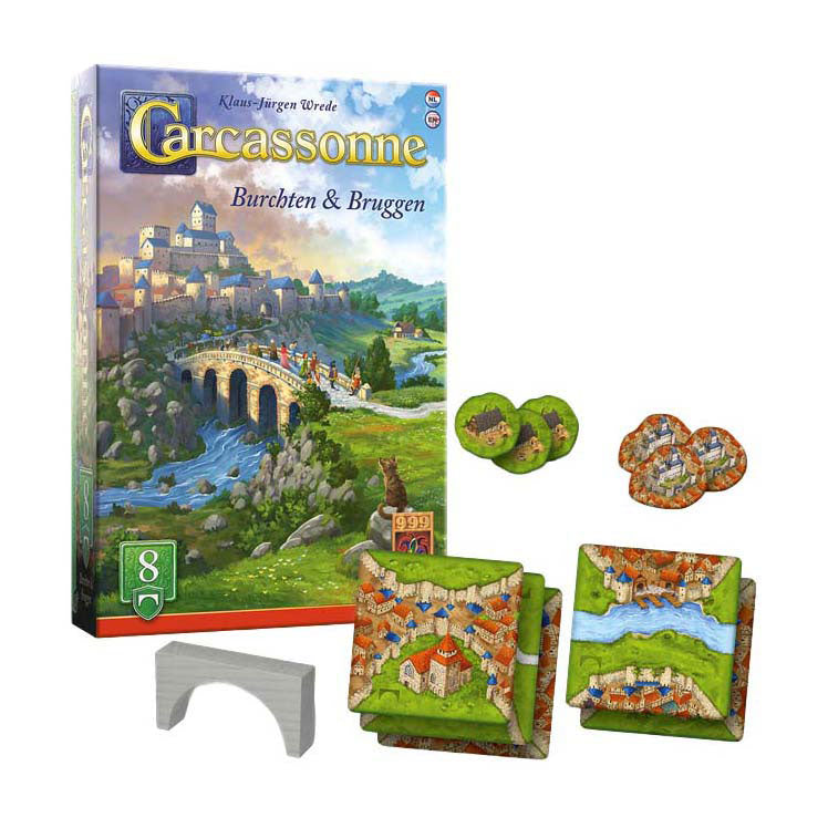 999games 999 games carcassonne burchten bruggen uitbreiding