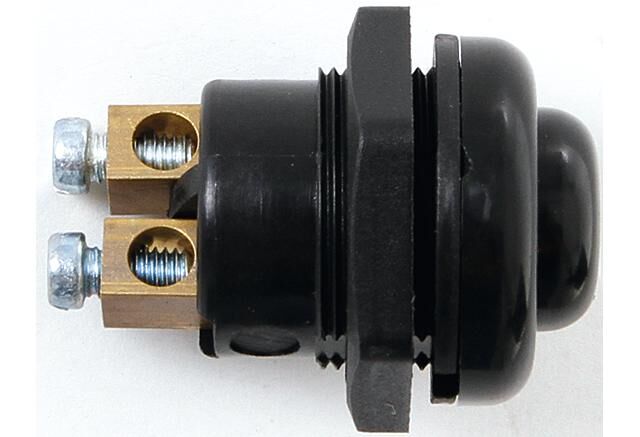 Hella drukschakelaar push-button switch black single -7mm thickness