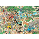 Jumbo jan van haasteren legpuzzel - 2in1 safari storm, 1000st.