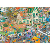 Jumbo jan van haasteren legpuzzel - 2in1 safari storm, 1000st.