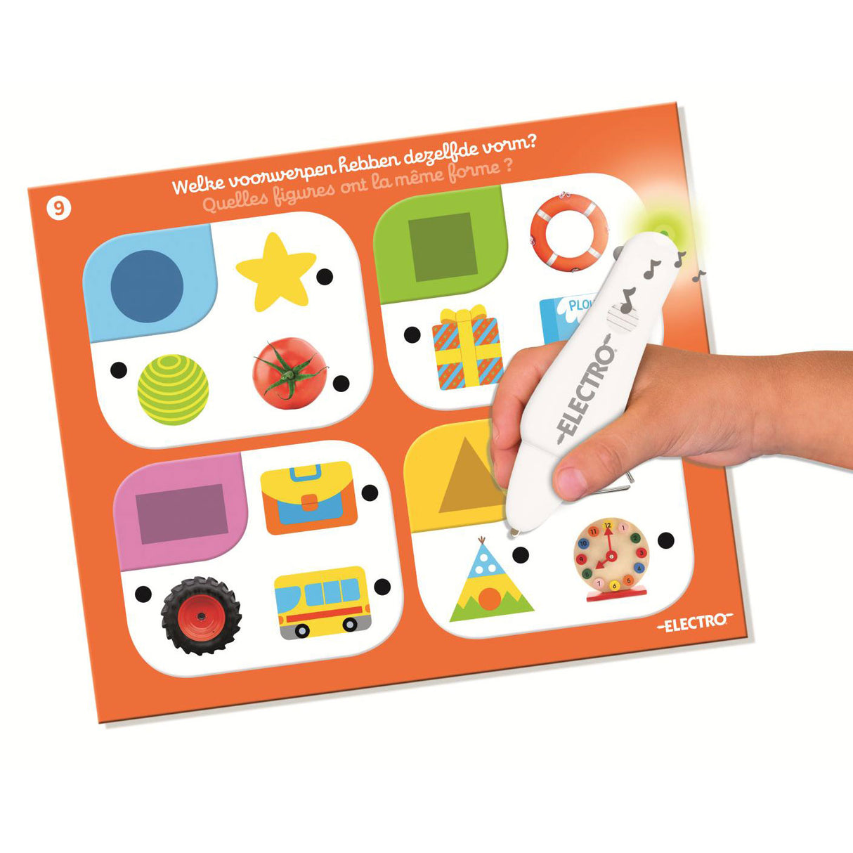 Jumbo electro wonderpen vormen kleuren educatief spel
