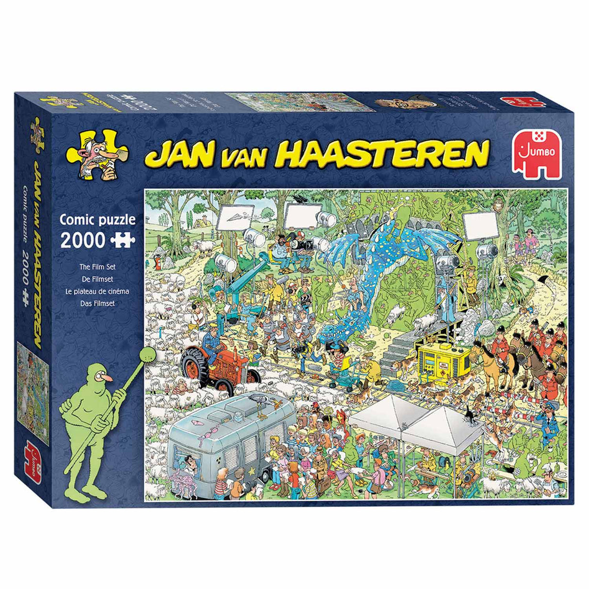 Jumbo jan van haasteren legpuzzel - de filmset, 2000st.