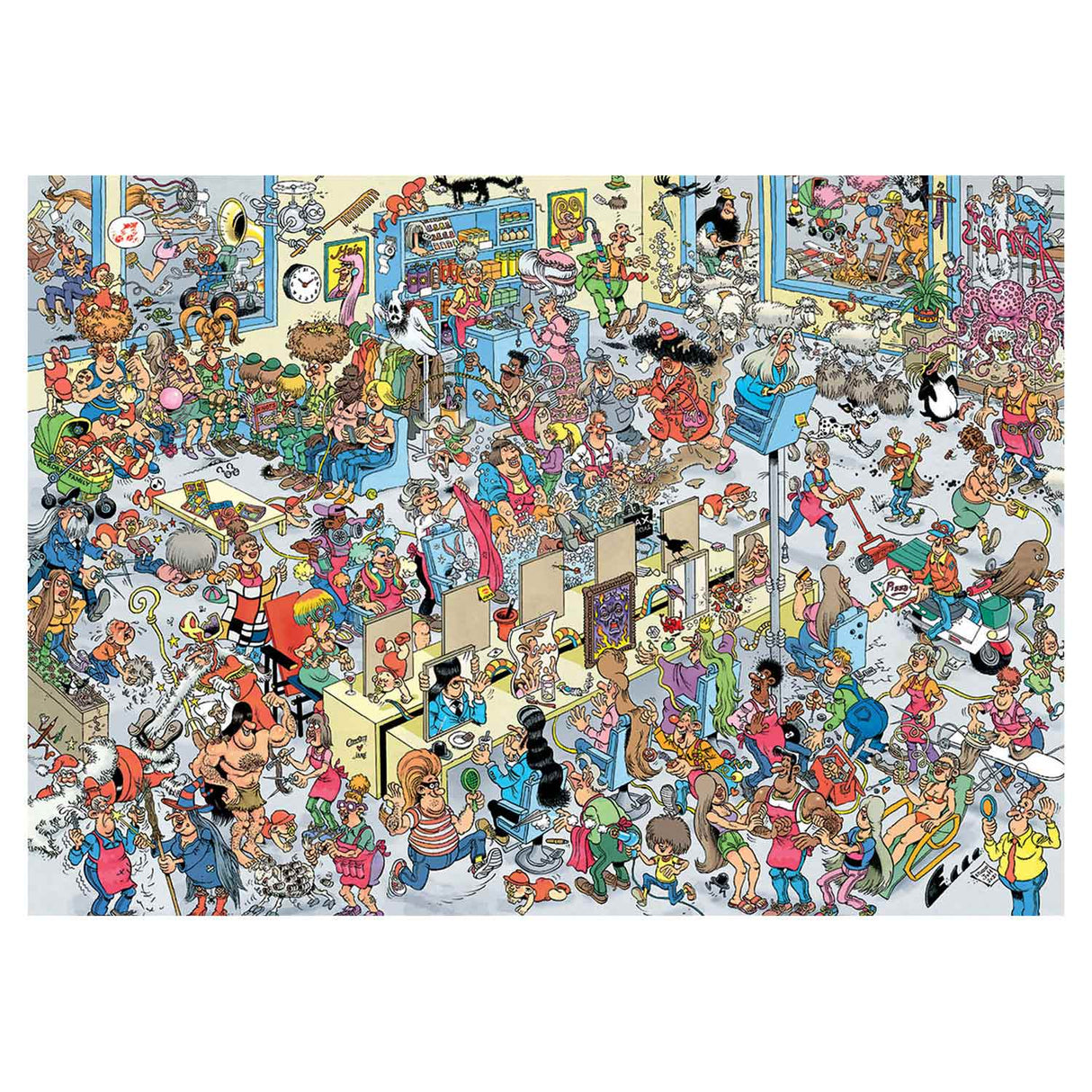 Jan van Haasteren Legpuzzel The Hairdressers, 1000st.