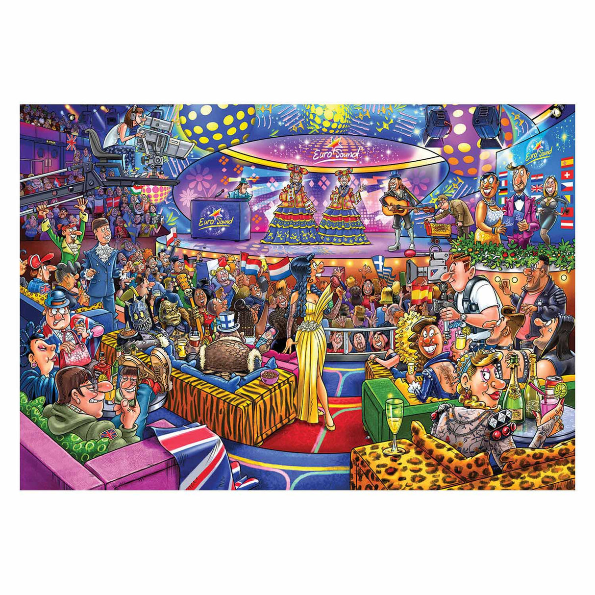 Wasgij Mystery 25 - Eurosound Wedstrijd! Puzzel, 1000ste.
