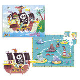 Jumbo goula legpuzzel xxl piraten, 48st.