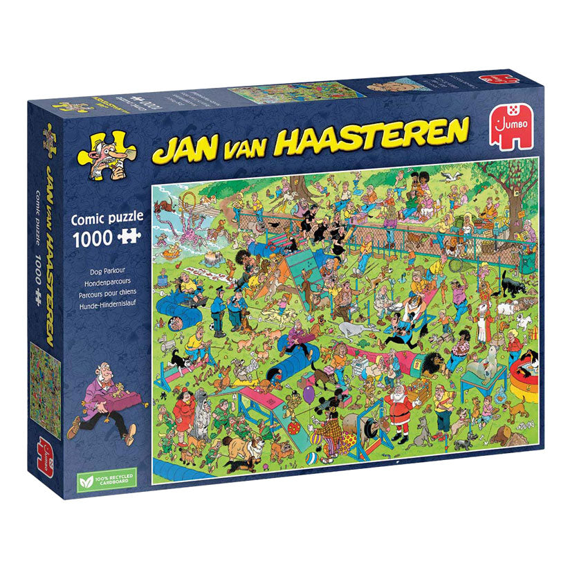 Jan van haasteren - hondenparcours, 1000st.