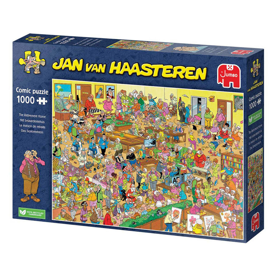Jan van haasteren legpuzzel - het bejaardenthuis, 1000st.