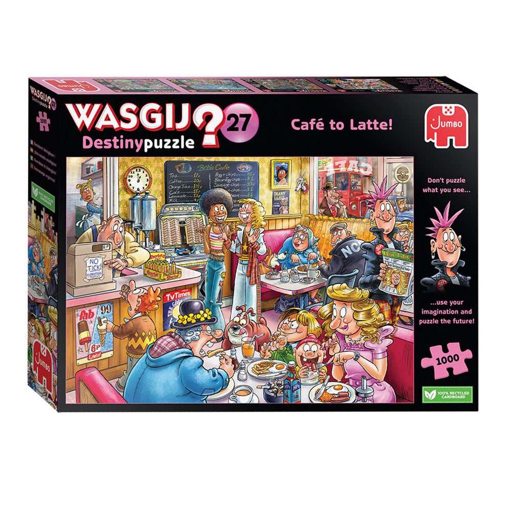 Jumbo wasgij destiny 27 legpuzzel de koffieshop!, 1000st.