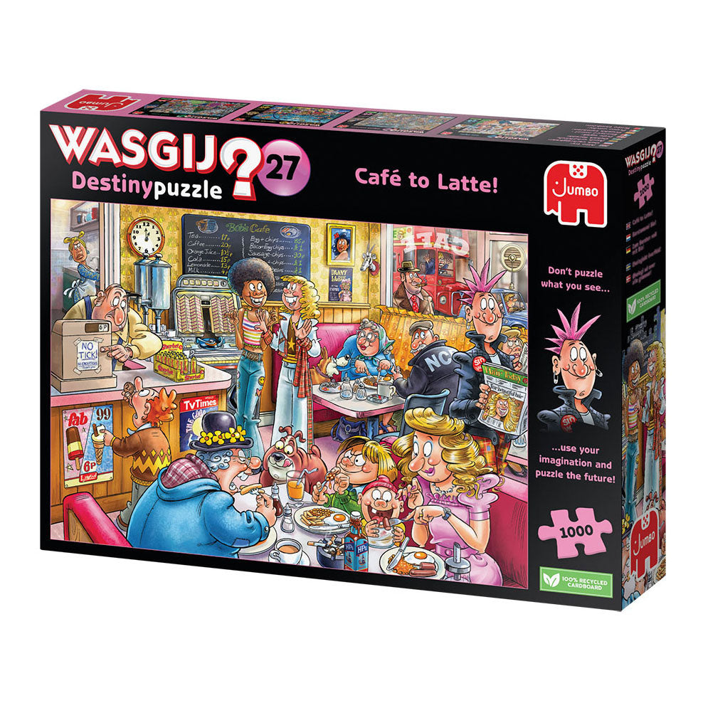 Jumbo wasgij destiny 27 legpuzzel de koffieshop!, 1000st.