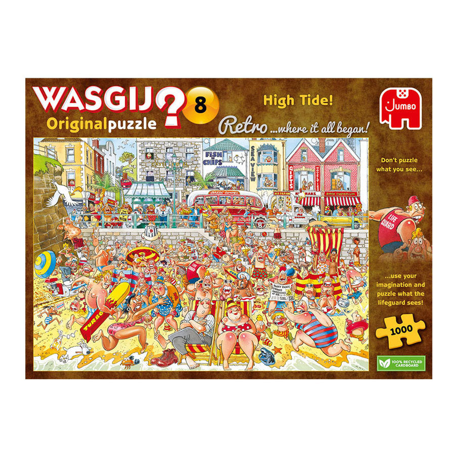 Jumbo wasgij retro original 8 legpuzzel - vloed!, 1000st.
