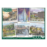 Jumbo falcon legpuzzel - visit northern ireland, 1000st.