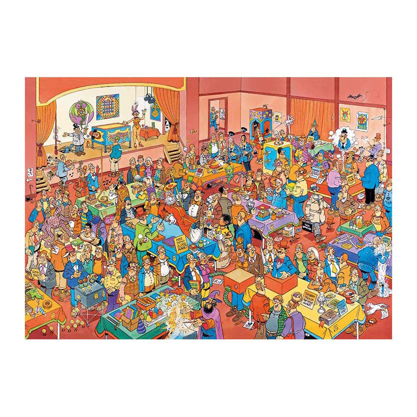 Jumbo jan van haasteren legpuzzel - de goochelbeurs, 1000st.