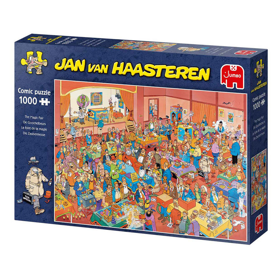 Jumbo jan van haasteren legpuzzel - de goochelbeurs, 1000st.