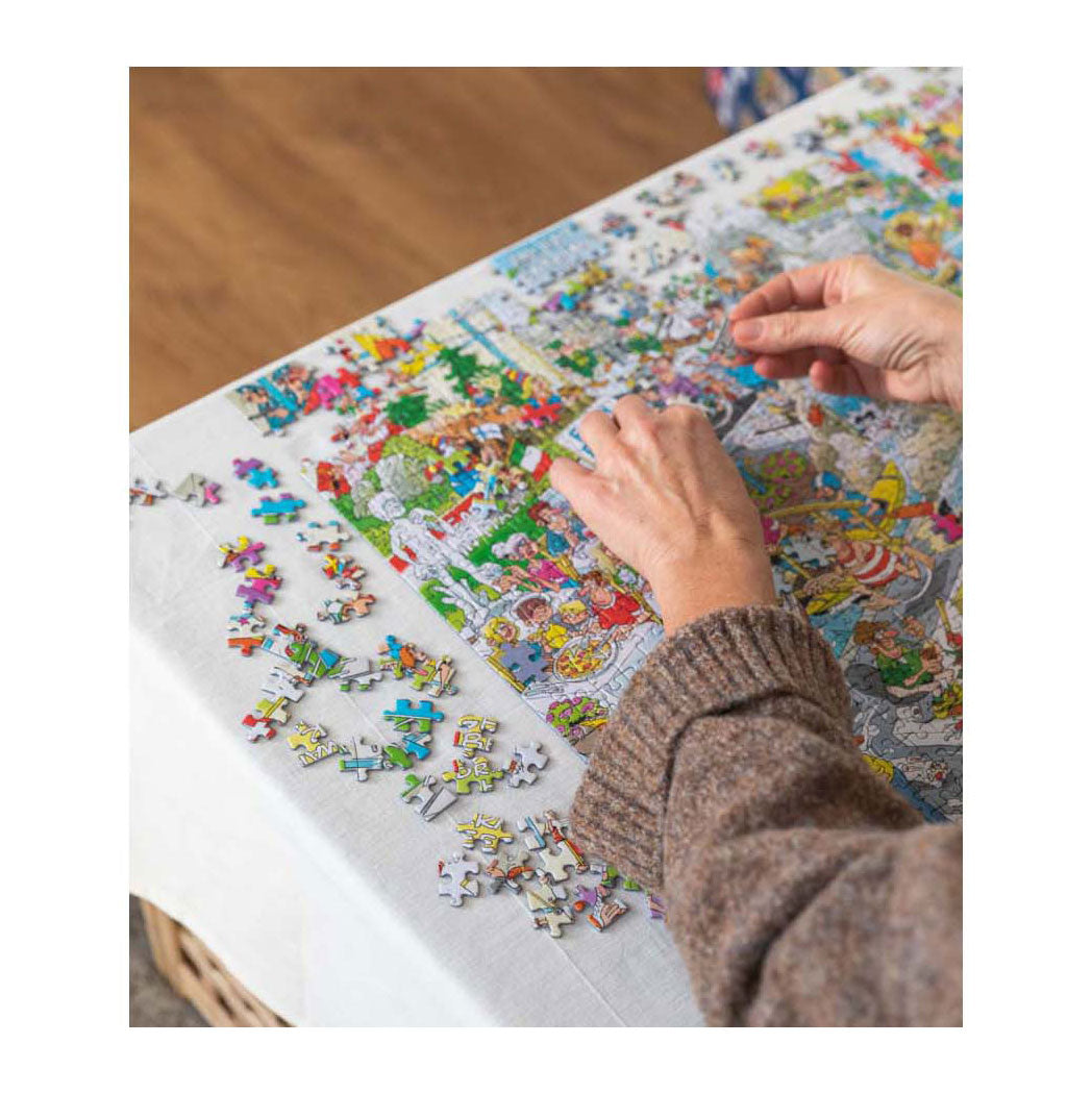 Jumbo jan van haasteren legpuzzel - de goochelbeurs, 1000st.