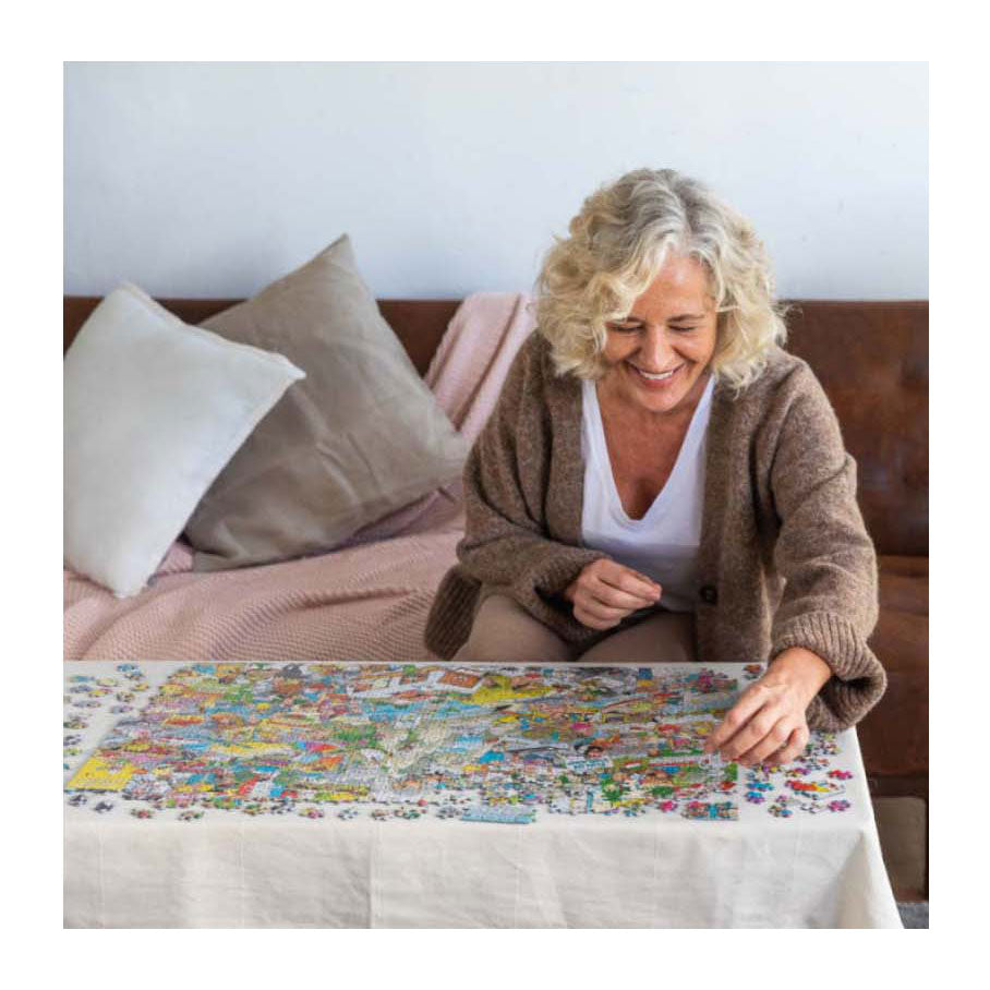 Jumbo jan van haasteren legpuzzel - de goochelbeurs, 1000st.
