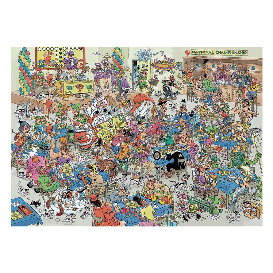 Jumbo jan van haasteren legpuzzel - nk mens erger je niet, 1000st.