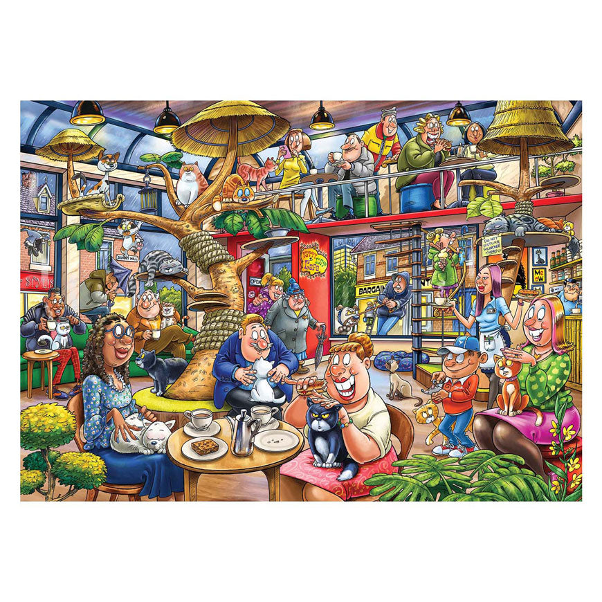 Jumbo wasgij mysterie 28 - kat-en-muisspel, 1000st.