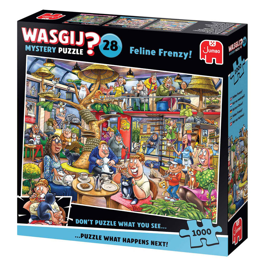 Jumbo wasgij mysterie 28 - kat-en-muisspel, 1000st.