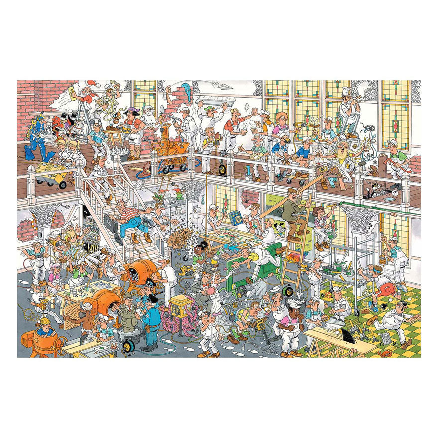 Jan van haasteren legpuzzel - de verbouwing, 3000st.