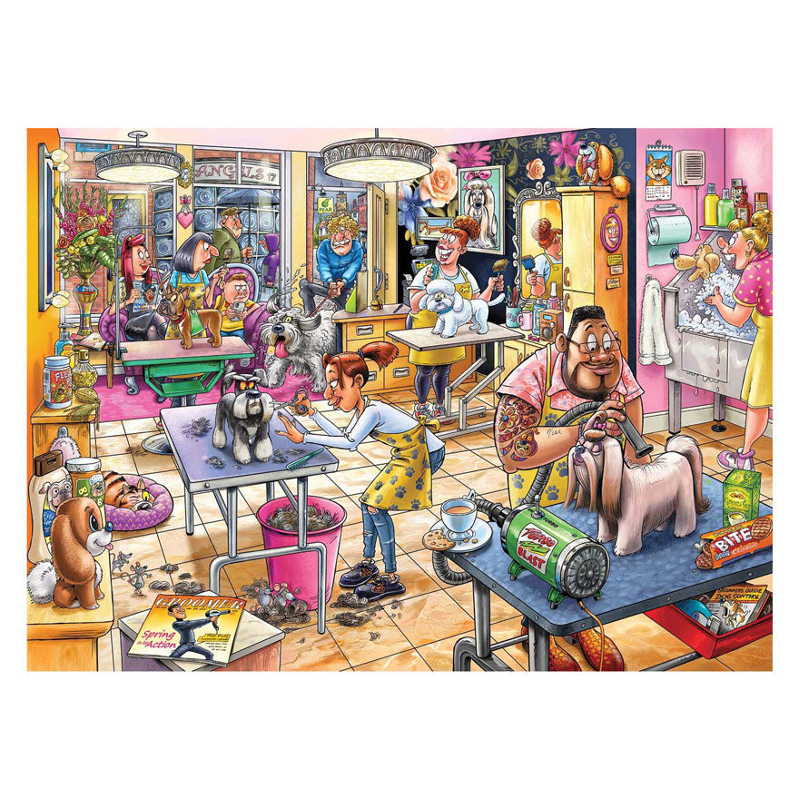 Wasgij mystery 23 legpuzzel - spelletjesavond, 1000st.