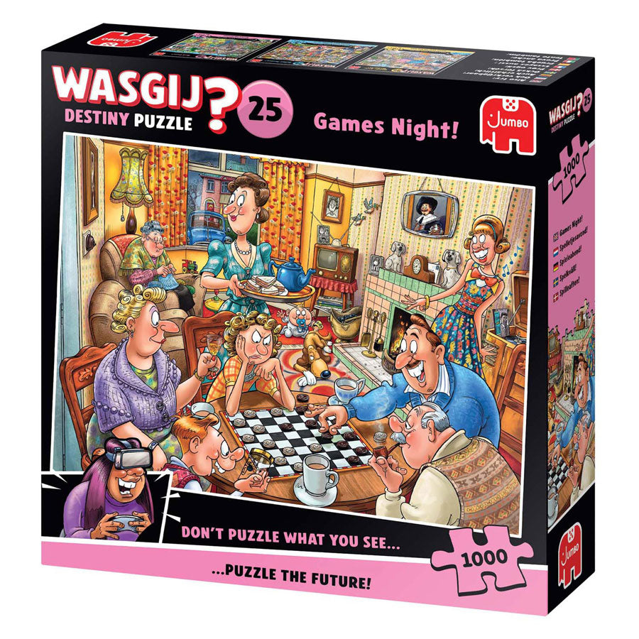 Wasgij destiny 25 legpuzzel - spelletjesavond, 1000st.