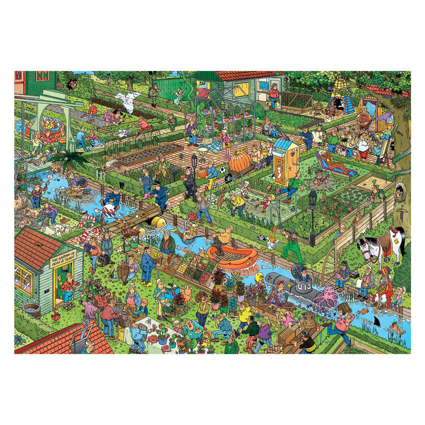Jan van haasteren legpuzzel - volkstuintjes, 1000st.