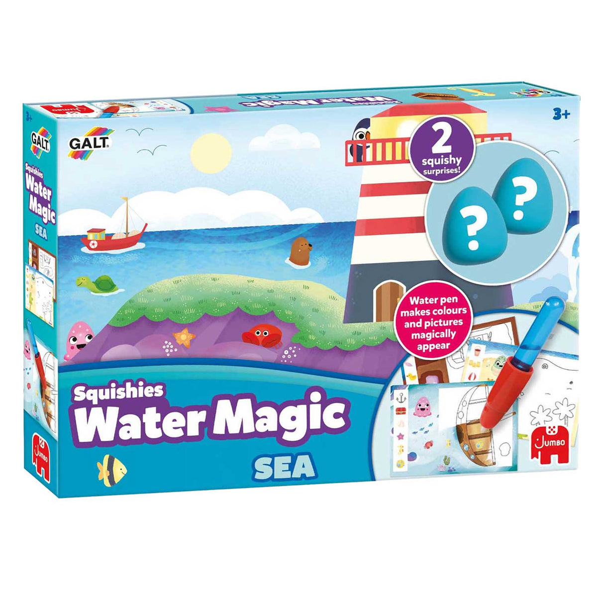 Jumbo galt - water magic squishies oceaan