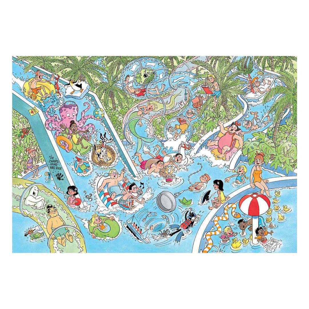 Jumbo jan van haasteren junior 22 legpuzzel - waterglijbaan gekte - 360st.