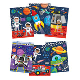 Jumbo galt - water magic space - 6 herbruikbare afbeeldingen