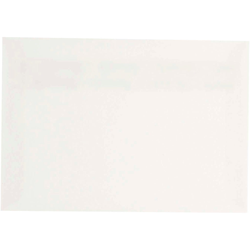 Creativ bedrijfsenveloppen, afmeting envelop 11,4x16,2 cm, 120 gr, gebroken wit, 50 stuk 1 doos