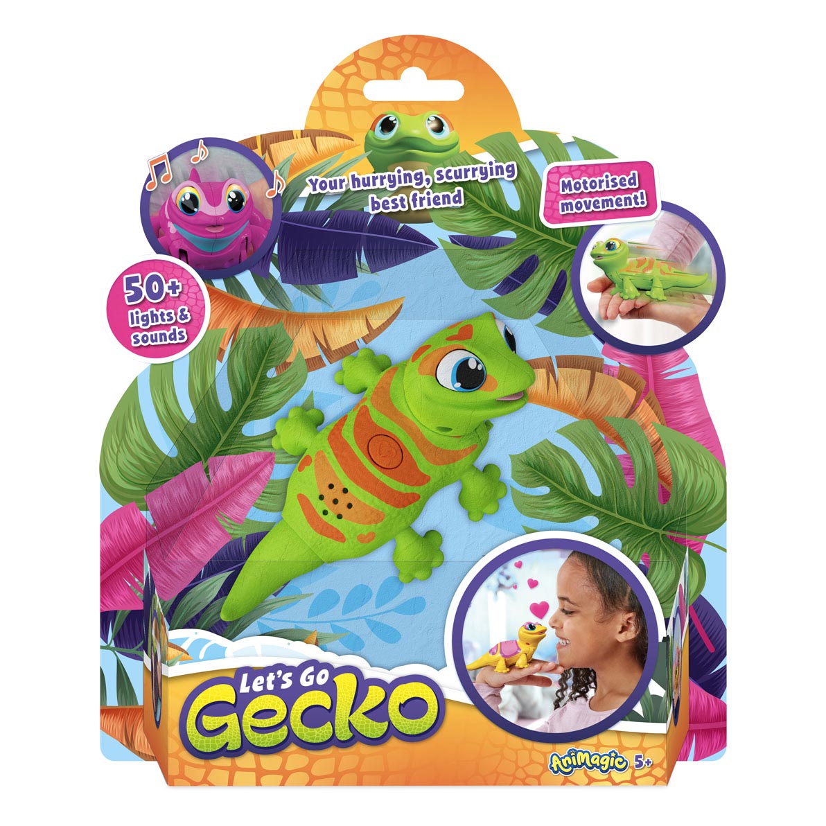Goliath games animagic robot gekko - groen