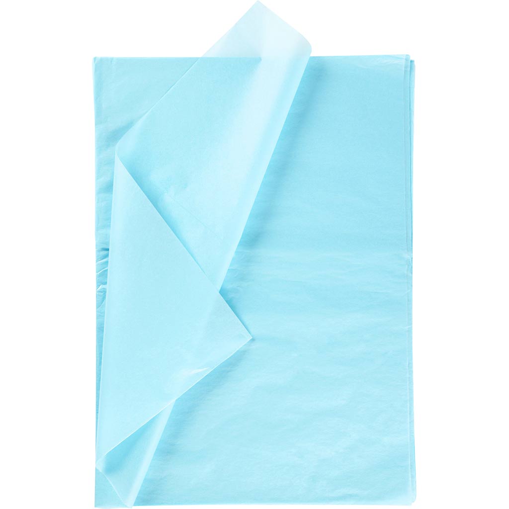 Creativ company tissuepapier, vel 50x70 cm, 17 gr, lichtblauw, 25 vel 1 doos