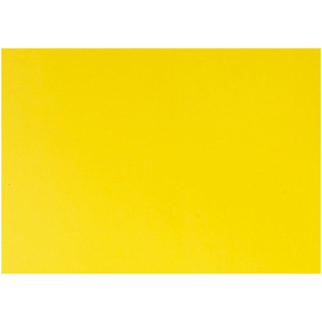 Creativ company glanspapier, vel 32x48 cm, 80 gr, geel, 25 vel 1 doos