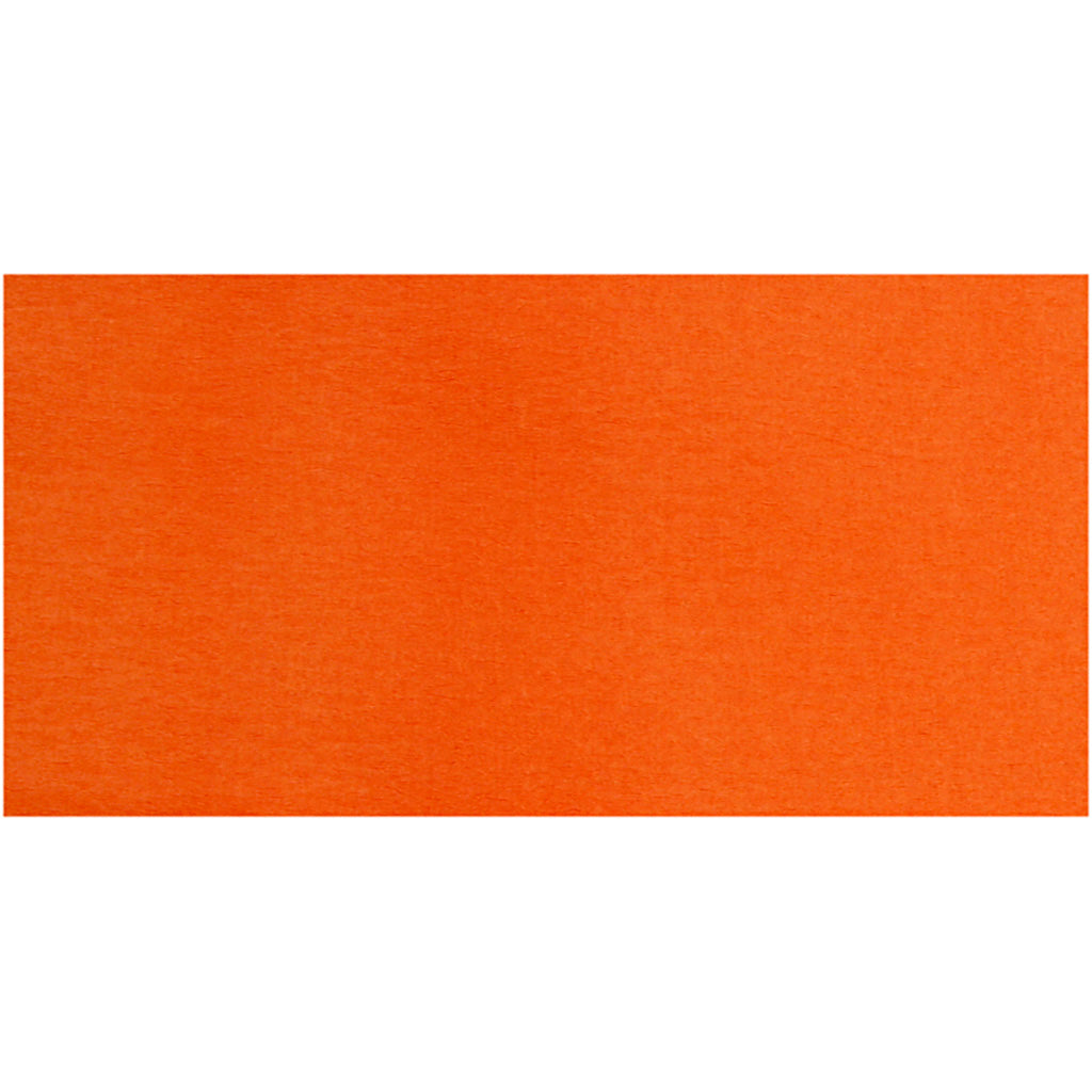 Creativ company crepepapier, vel 50x250 cm, oranje, 10 vouw 1 doos