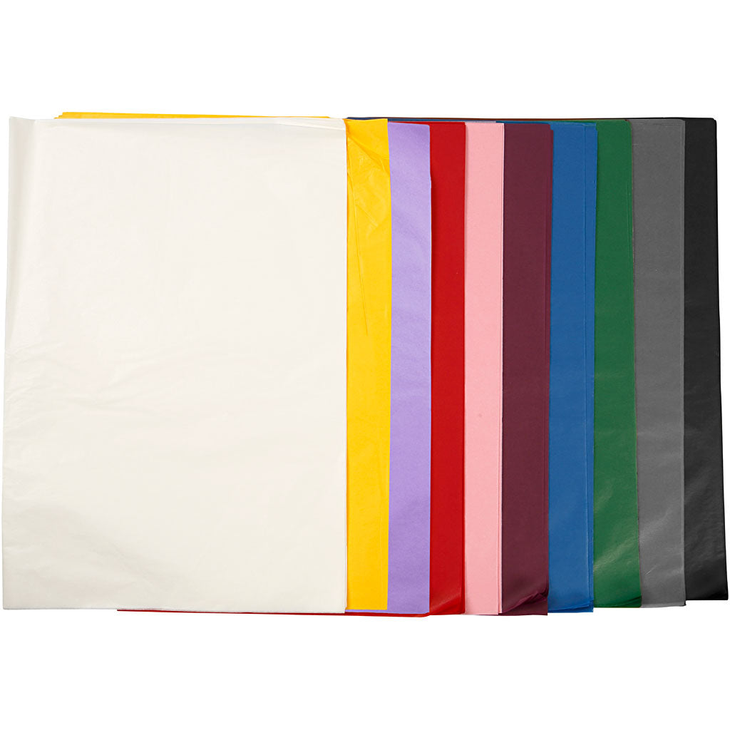 Creativ company tissuepapier, vel 50x70 cm, 17 gr, 10x25 vel 1 doos