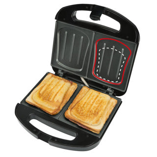 Bourgini sandwich maker xxl black