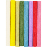Crêpepapier Standaard Kleuren, 8 Vellen