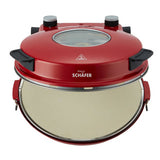 Schäfer pizzaoven 20315 32 cm rood