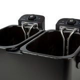 Inventum friteuse dubbel 2x2,5 liter zwart 1800 watt