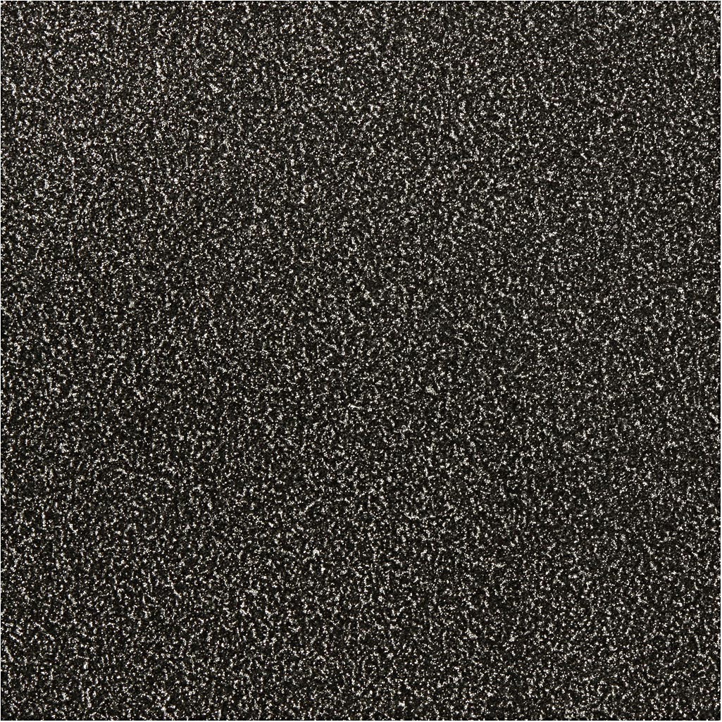 Vivi gade glitterfolie, b: 35 cm, dikte 110 my, zwart, 2 m 1 rol