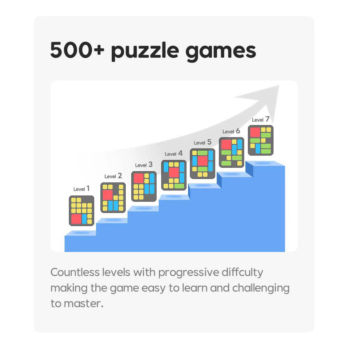 Giiker super slide puzzelspel - grijs