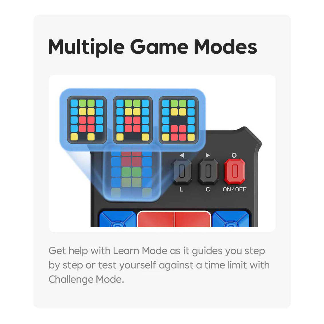 Giiker super slide puzzelspel - grijs