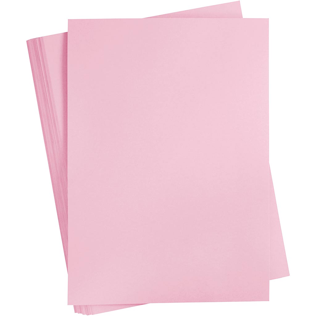 Creativ company gekleurd karton, a2, vel 420x594 mm, 180 gr, lichtroze, 100 vel 1 doos